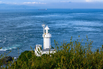 来島海峡と佐田岬灯台