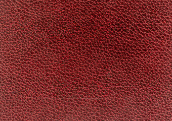 Fototapeta premium Red elegance leather texture for background with visible details