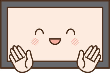 笑っているテレビ