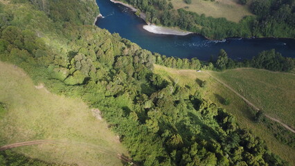 vistas campo sur de chile rio bueno osorno puerto varas trigo rio azul hermoso vista