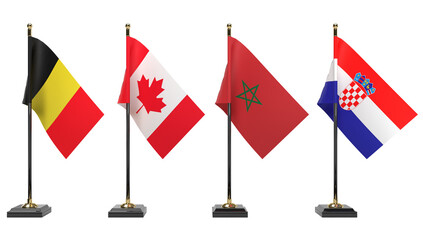 Flags groups of Qatar 2022 world cup. The international world tournament in Qatar, 2022 Europe qualify. Flags of world countries