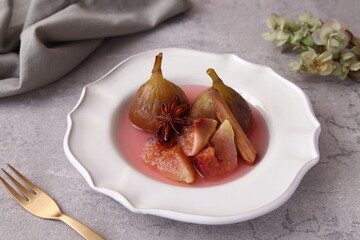 イチジクのコンポート