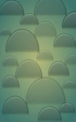 Obraz premium Green cloud computing concept on abstract background 