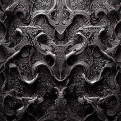 Intricate Amor textures/metal textures Generative AI