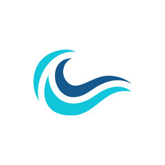 Naklejka premium abstract coast simple unique logo vector