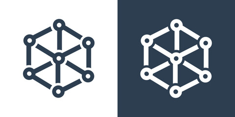 Connection icon vector