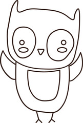 Fototapeta premium Illustration in Black Lines | animal head illustration 