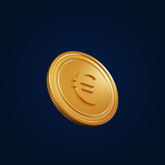 Currency Symbol Euro 3D Illustration