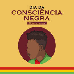 Black awareness day. Dia da Consciencia Negra
