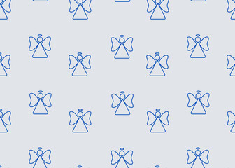 Winter seamless pattern