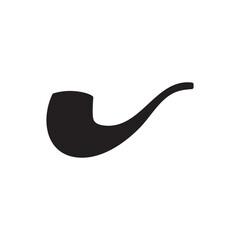 Smoking pipe icon vector