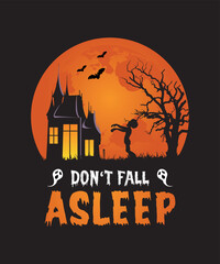 Halloween t-shirt design, Vector for Halloween t-shirt , Halloween illustration for t-shirt