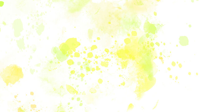 幻想的な抽象画の背景(黄色) © Yoruno coffee