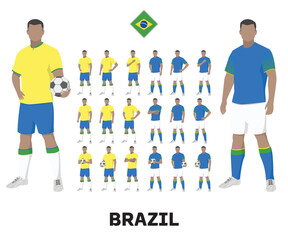 Brazil Football Team Kit, Home kit and Away Kit