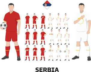 Serbia Football Team Kit, Home kit and Away Kit