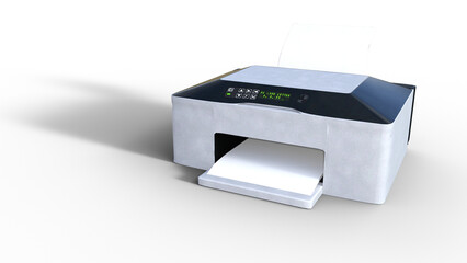 Inkjet printer 3D model