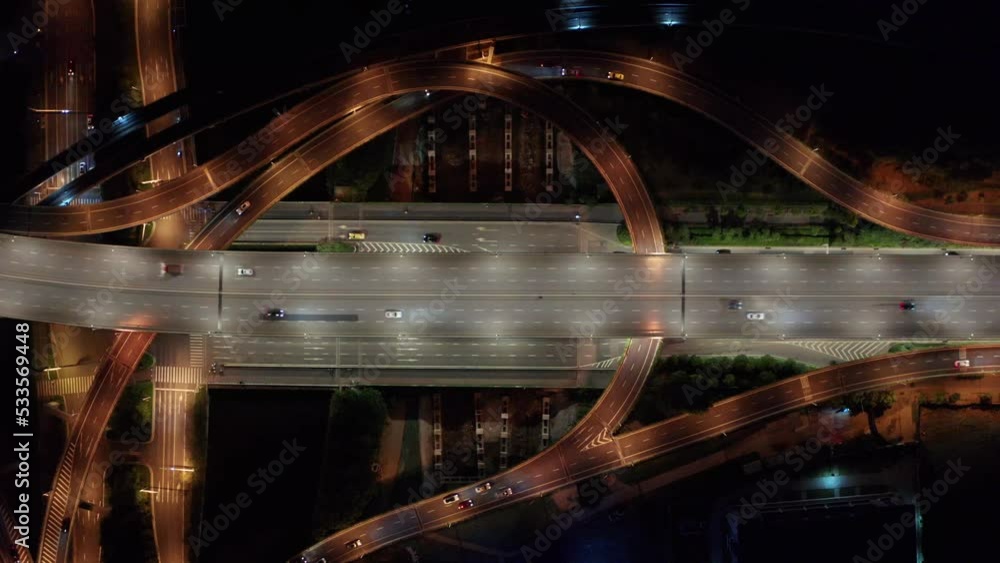 Canvas Prints bridge at night