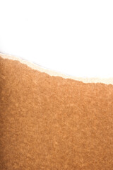 ripped brown cardboard