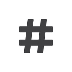 Hashtag vector icon