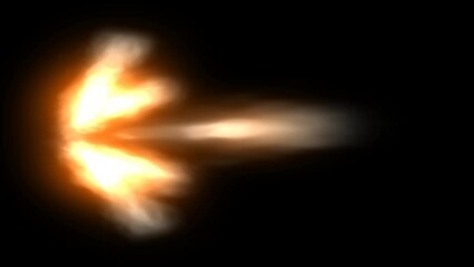 M16 Muzzle Flash Loopable 4K