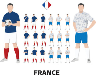 France Football Team Kit, Home kit and Away Kit