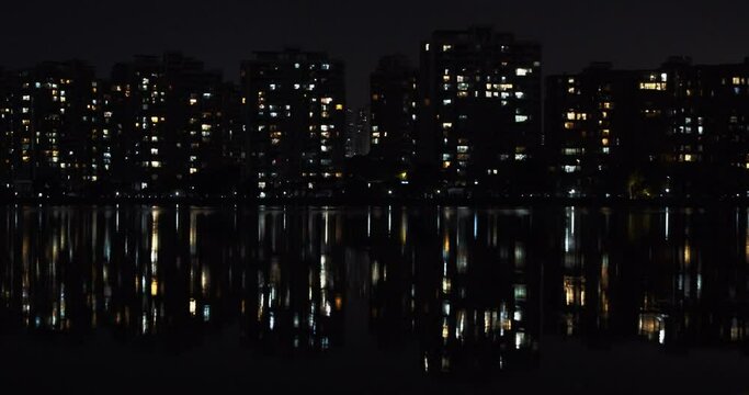 night city reflection