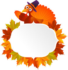 thanksgiving frame with country