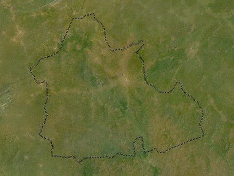 Nana-Mambere, Central African Republic. Low-res Satellite. No Legend