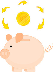 Vanuatu Flag hand drawn,Vanuatu Vatu hand drawn