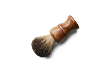 Shaving Brush for Beards With Wooden Handle With Soft Shadow