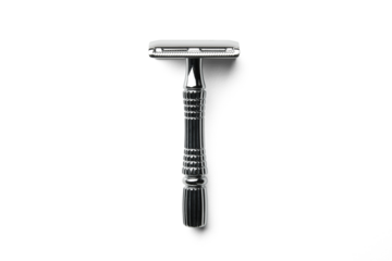 Safety Razor Isolated With Shadow