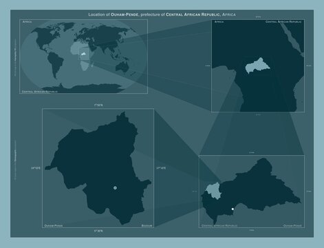 Ouham-Pende, Central African Republic. Described location diagram