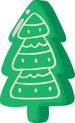 Hand Drawn christmas tree illustration