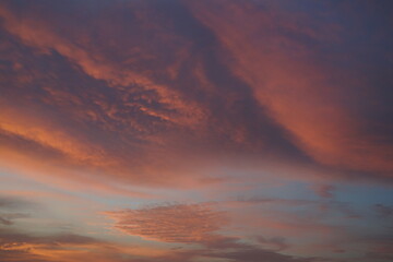 Naklejka na ściany i meble scenery,sunset,sky,cloud