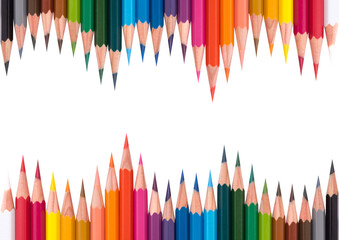 Colored pencils isolated