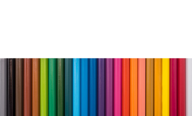 Colored pencils isolated