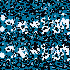 Abstract modern leopard seamless pattern. Animals trendy background. Color decorative vector stock illustration for print, card, postcard, fabric, textile. Modern ornament of stylized skin