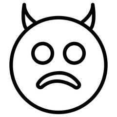 emoji evil icon 