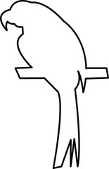 parrot icon - From pets, vet and veterinary icons, Animal icons.eps