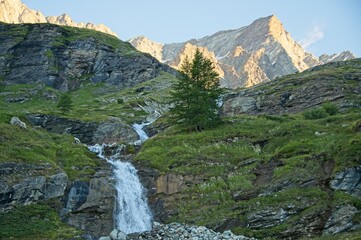 Italian Alps and Matterhorn