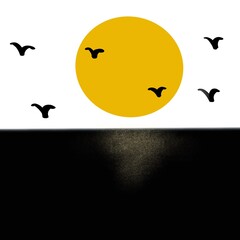 halloween background with bats