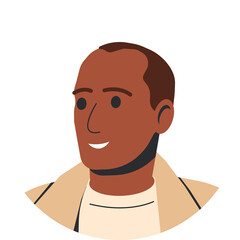 Happy man in casual clothes