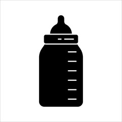 Milk Bottle icon vector design template