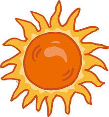 Beach Hand Drawn Scenery Kit | Beach Hand Drawn Scenery Kit | Beach Hand Drawn Vector Elements | Beach Clipart Illustrations