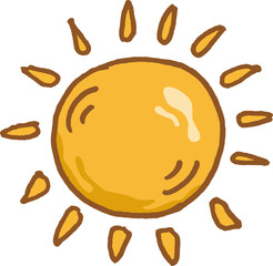 Beach Hand Drawn Scenery Kit | Beach Hand Drawn Scenery Kit | Beach Hand Drawn Vector Elements | Beach Clipart Illustrations