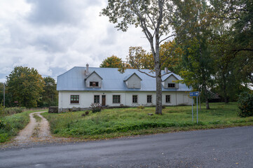 Fototapeta na wymiar historical manor in estonia