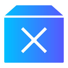 hazardous gradient icon