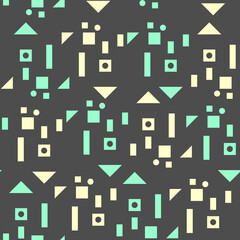 Set of 4 simple geometric modern template designs. Vector illustration.