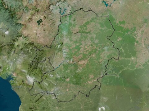 Centre, Cameroon. High-res satellite. No legend