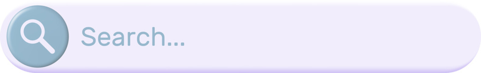 3D Search Bar Blank